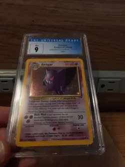 Gengar Legendary Collection Cgc 9 Mint 11/110 Pokemon 2002 Holo Cool Purple Card - Image 3