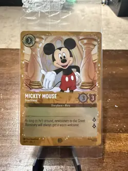 Sealed Mickey Mouse True Friend Puzzle Glimmer Foil Lorcana Card 36/P2 - Image 1