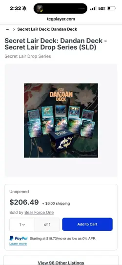Magic: The Gathering Secret Lair Dandan Deck Exclusive 81 Cards Wizards - Image 2