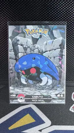 Kabuto #140 - Cracked Ice Holo - Crystal Dark Black 2025 - Pokemon Card - Image 1