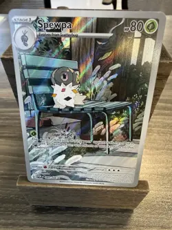 Pokemon Spewpa Illustration Rare Holo Stage 1 Card 089/088 POR English 2026 - Image 1
