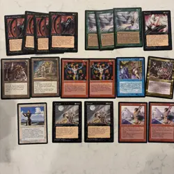 Magic the Gathering MTG Vintage Alliances Rares Dystopia 19 Cards NM/LP - Image 1