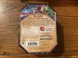 Pokemon 2016 Rayquaza EX Powers Beyond Collectors Tin Only No Cards - Image 2