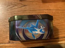 Pokemon 2016 Rayquaza EX Powers Beyond Collectors Tin Only No Cards - Image 3