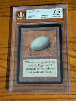 Dingus egg Beta rare nm mtg Magic the Gathering BGS 7.5 - Image 1