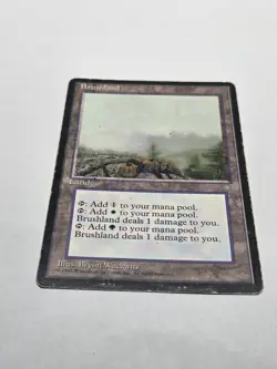 Brushland Magic: Ice Age 1995 LP Magic: The Gathering MTG - Image 1
