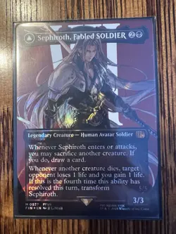 Sephiroth, Fabled SOLDIER (Borderless) (Surge Foil) Final Fantasy Foil - Image 1