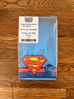 Dragon Shield Sleeves: Std Matte Dual Art Superman - Full Color 100CT 10PER Case - Image 3