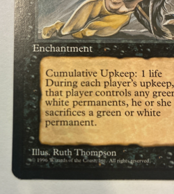 Dystopia Alliances Magic the Gathering 1996 NM - Image 2