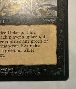 Dystopia Alliances Magic the Gathering 1996 NM - Image 3