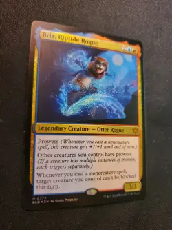 Bria , Riptide Rogue Foil Bloomburrow 379 NM Otter Magic The Gathering MTG Tcg - Image 2