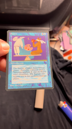 Magic the Gathering Stasis Alpha LP German - Image 2