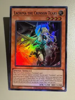UNCENSORED ART Lacrima the Crimson Tears - SUPER RARE - YUGIOH - Asian-English - Image 4