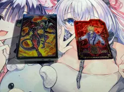 YuGiOh 5D’s Red Dragon Archfiend Card Sleeve protector 70 PC + Field Center Card - Image 1