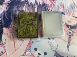 YuGiOh Prismatic God Box Winged Dragon of Ra Card Sleeve protector 70+70 PCS - Image 1