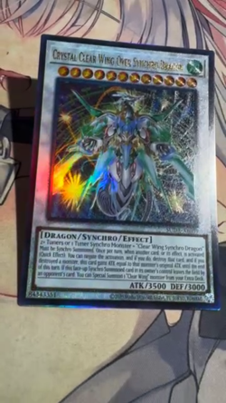 YuGiOh Asian English SUDA-AE039 Crystal Clear Wing Over Synchro Dragon Ultimate - Image 2