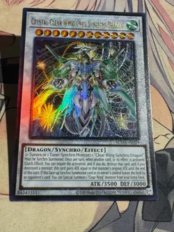 YuGiOh Asian English SUDA-AE039 Crystal Clear Wing Over Synchro Dragon Ultimate - Image 5