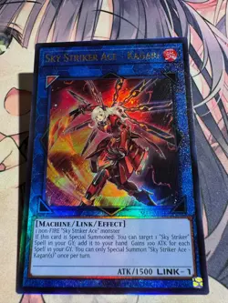 YuGiOh Asian English SLF1-AE043 Sky Striker Ace - Kagari Alt Art Ultimate rare - Image 1
