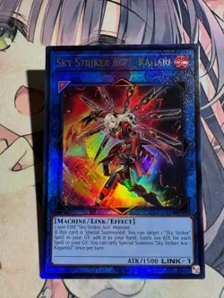 YuGiOh Asian English SLF1-AE043 Sky Striker Ace - Kagari Alt Art Ultimate rare - Image 3
