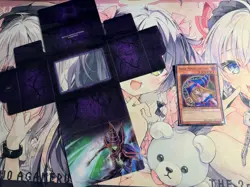 Yugioh Asian English SDID-AE002 Dark Magician Girl Uncensored Art & deck box - Image 1