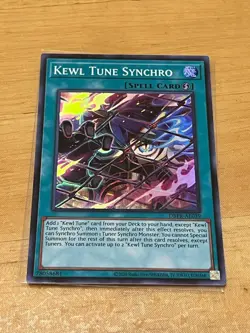 Yugioh Asian English Kewl Tune Synchro x3 playset DBPR-AE039 Super rare NM - Image 2