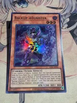 Yugioh Asian English ALIN-AE002 Backup @Ignister Super rare NM - Image 2