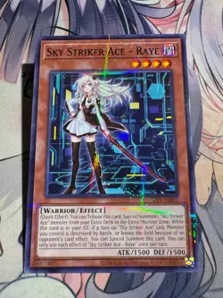 YuGiOh Asian English SLF1-AE035, 36 Sky Striker Ace Raye & Roze Alt Art Parallel - Image 3