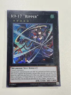 Yugioh Asian Eng K9-17 Izuna x3 DBJH-AE031 Common Uncensored art K9-17 Ripper - Image 5