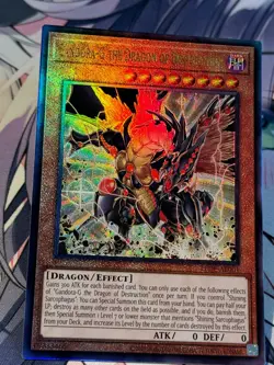 Yugioh Asian Eng LEDE-AE001 Gandora-G the Dragon of Destruction Ultimate rare - Image 3