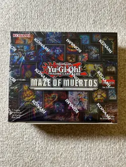 Yu-Gi-Oh Maze of Muertos Booster Box - Brand New Factory Sealed (24 Packs) - Image 1