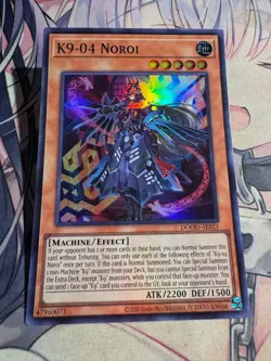 Yugioh Asian English K9-04 Noroi DOOD-AE025 Super rare NM - Image 1