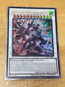 Yugioh Asian English Despian Luluwalilith TFTV-AE138 Ultra rare NM - Image 1