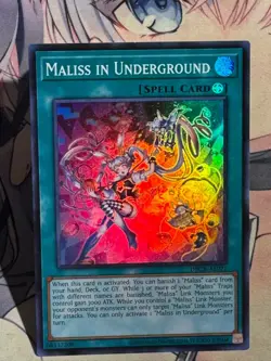 Yugioh Asian English DBCB-AE021 Maliss In Underground Uncensored Art Super rare - Image 2