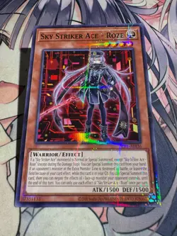 YuGiOh Asian English SLF1-AE036 Sky Striker Ace Roze Alternative Art Parallel - Image 1