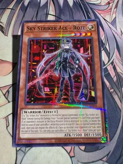 YuGiOh Asian English SLF1-AE036 Sky Striker Ace Roze Alternative Art Parallel - Image 2