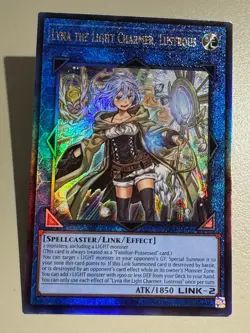 Yugioh Asian English INFO-AE106 Lyna the Light Charmer, Lustrous Ultimate Rare - Image 1