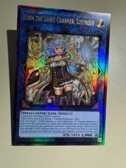 Yugioh Asian English INFO-AE106 Lyna the Light Charmer, Lustrous Ultimate Rare - Image 4
