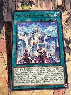 Yugioh Asian English Artmage Academic Arcane Arts Acropolis x3 DUAD-AE054 Rare - Image 2