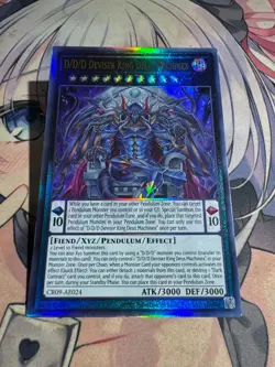 Yugioh Asian English CR09-AE024 D/D/D Deviser King Deus Machinex Ultimate rare - Image 1