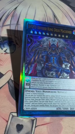 Yugioh Asian English CR09-AE024 D/D/D Deviser King Deus Machinex Ultimate rare - Image 2