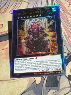 Yugioh Asian English CR09-AE022 D/D/D Duo-Dawn King Kali Yuga Ultimate rare NM - Image 1