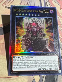 Yugioh Asian English CR09-AE022 D/D/D Duo-Dawn King Kali Yuga Ultimate rare NM - Image 4