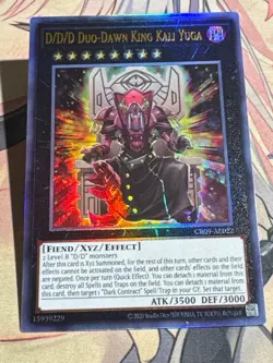 Yugioh Asian English CR09-AE022 D/D/D Duo-Dawn King Kali Yuga Ultimate rare NM - Image 5