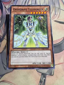 Yugioh Asian English Overdrive Teleporter CR08-AE049 Common NM - Image 1