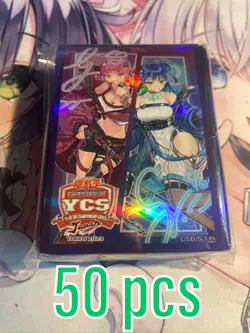 Yu-gi-oh! OCG YCSJ Evil twin Card Sleeve protector Ki-siki + Lil-la 50 pcs new - Image 1