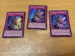 Yugioh Asian English Apophis the Serpent CR10-AE069 x3 playset Super rare NM - Image 1