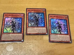 Yugioh Asian English Arias the Labrynth Butler AGOV-AE017 x3 playset Super NM - Image 1