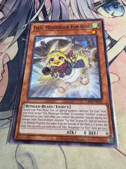 Yugioh Asian English CR10-AE041 Filo, Messenger Fur Hire Common - Image 1