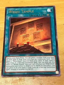 Yugioh Asian English INFO-AE054 Wedju Temple (Spell) Rare NM - Image 1