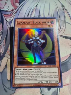 Yugioh Asian English Lunalight Black Sheep CR08-AE028 Super rare NM - Image 2